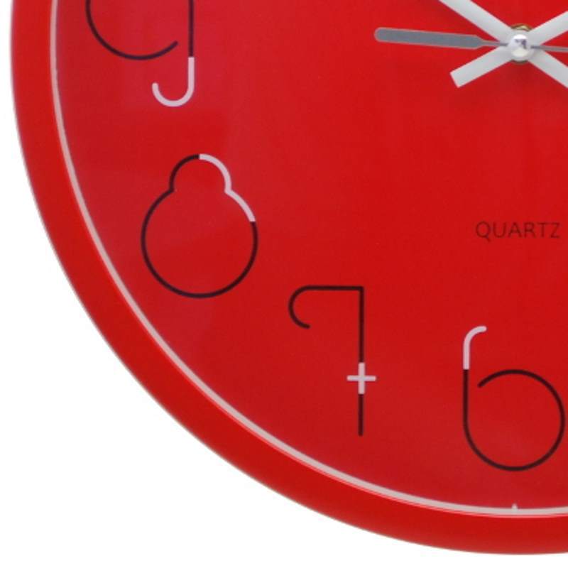 Pearl Time Gatsby Wall Clock Red 36cm PW331RED 3