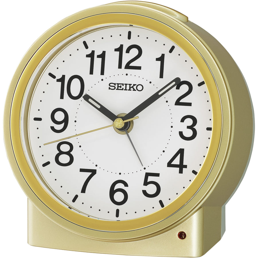 Seiko Aria Alarm Clock Gold 12cm QHE199-G 1