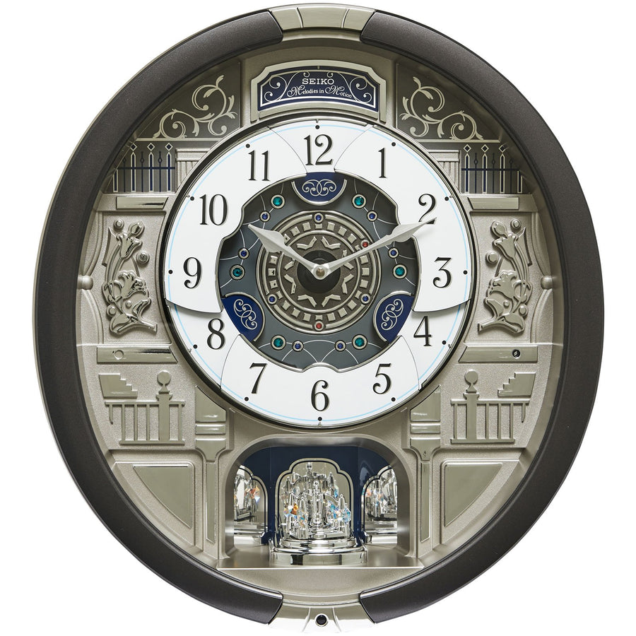 Seiko Ashton Musical Rotating Dial Wall Clock 45cm QXM366-S 1