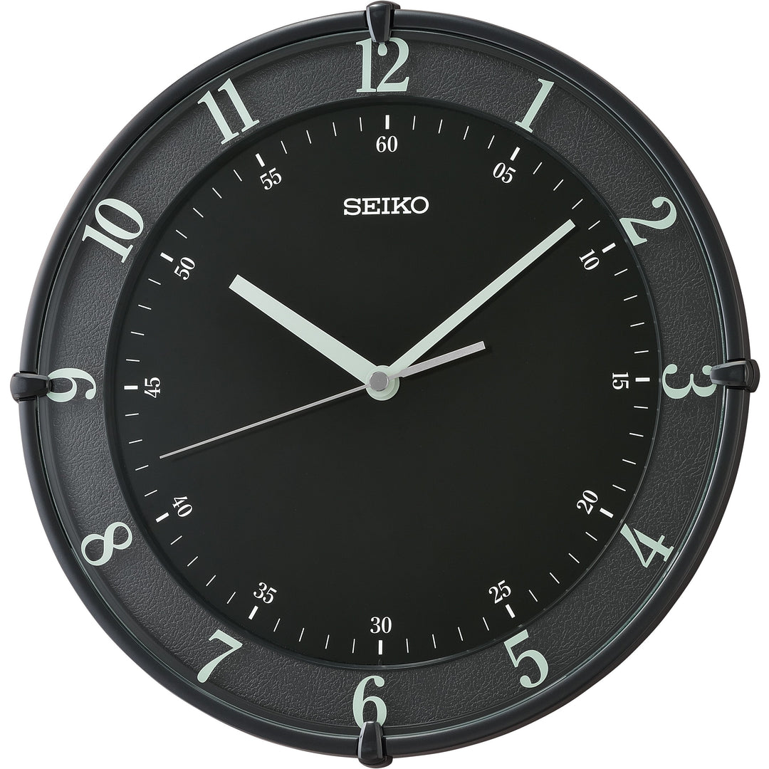 Seiko Beck Wall Clock Black 31cm QXA805-K 1