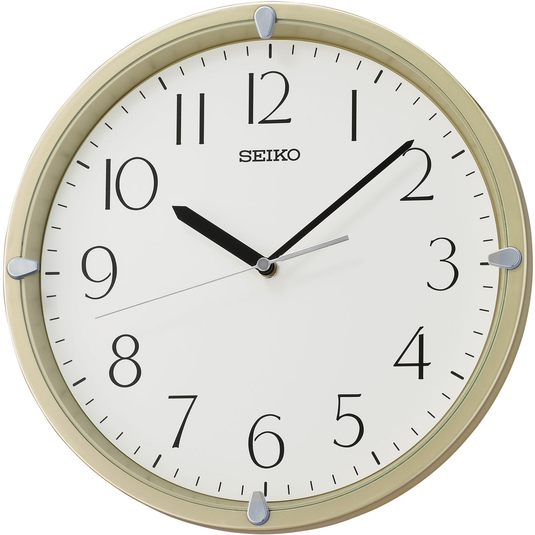 Seiko Bradley Wall Clock Gold 30cm QHA007-G 1