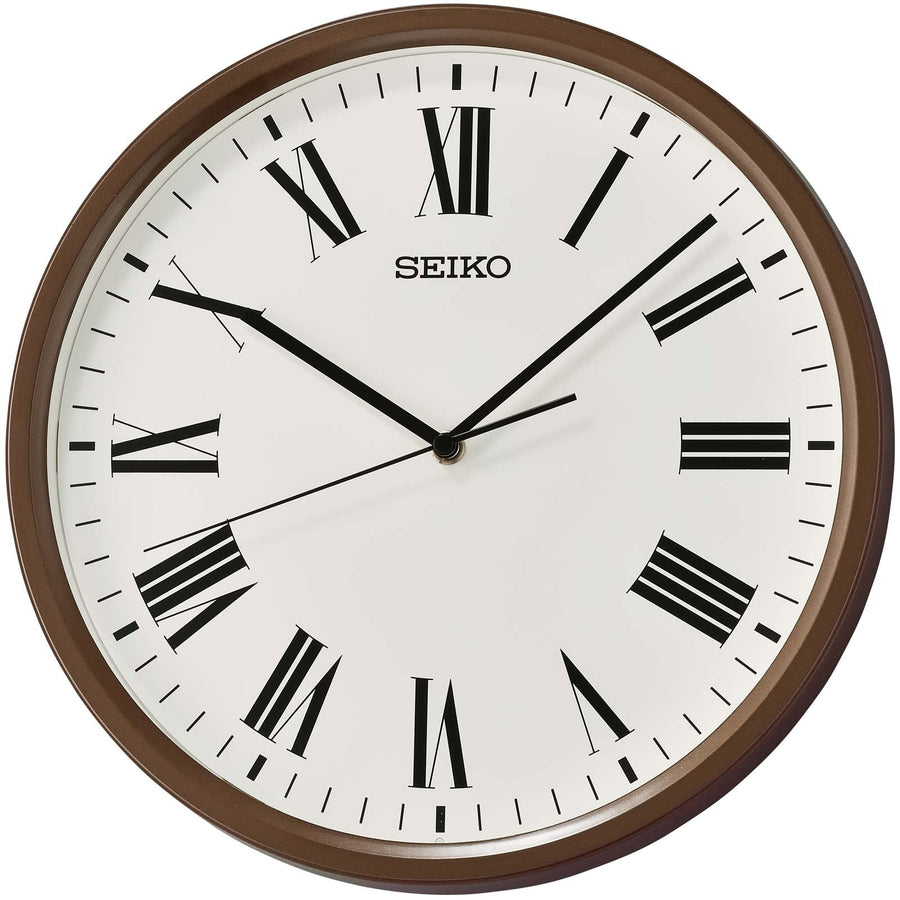 Seiko Brigette Wall Clock Brown 31cm QHA009-B 1