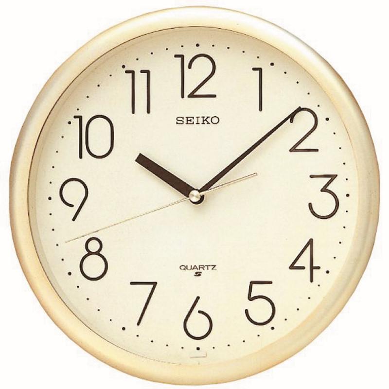 Seiko Clarence Office Wall Clock Gold 26cm QXA582-G 1