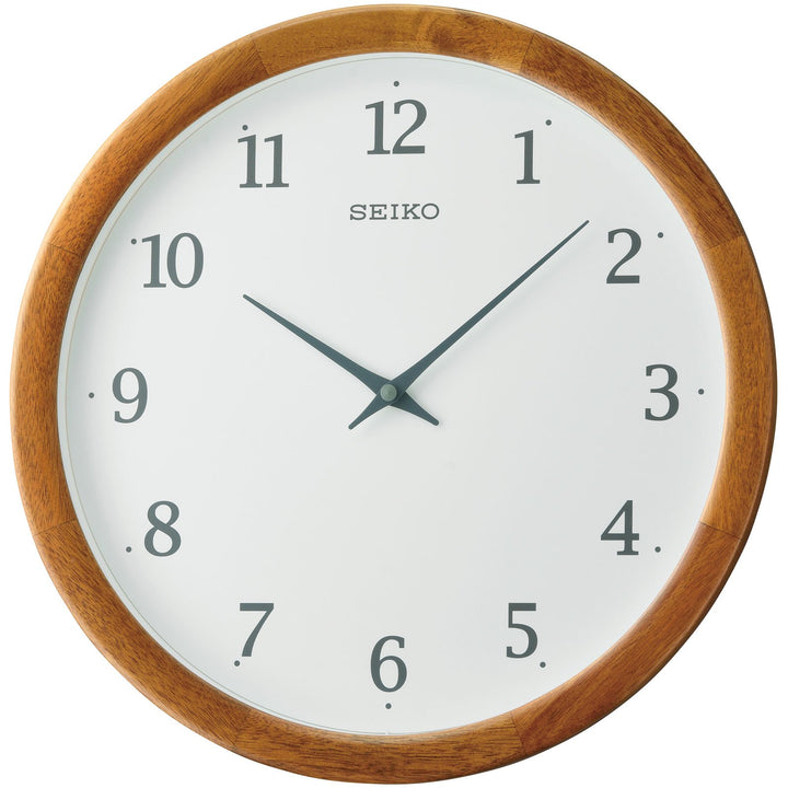 Seiko Clifford Wooden Wall Clock 36cm QXA763-B 1