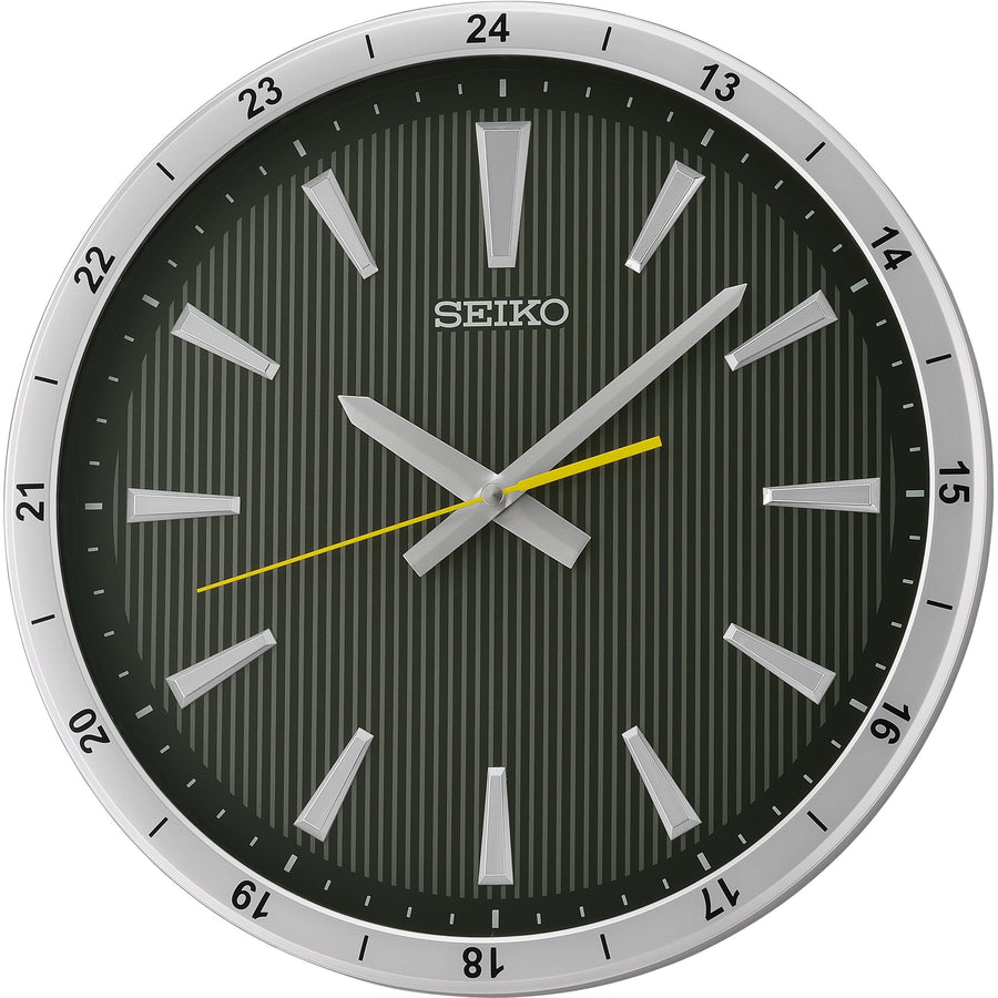 Seiko Connor Watch Face Wall Clock Silver 35cm QXA802-S 1