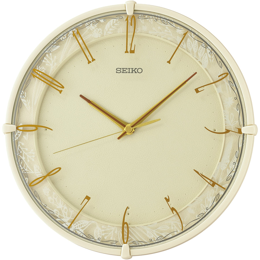 Seiko Elia Wall Clock Cream 31cm QXA811-C 1