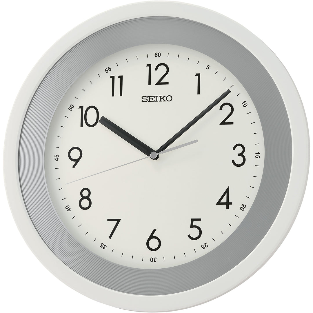 Seiko Hugo Wall Clock White 36cm QXA812-W 1