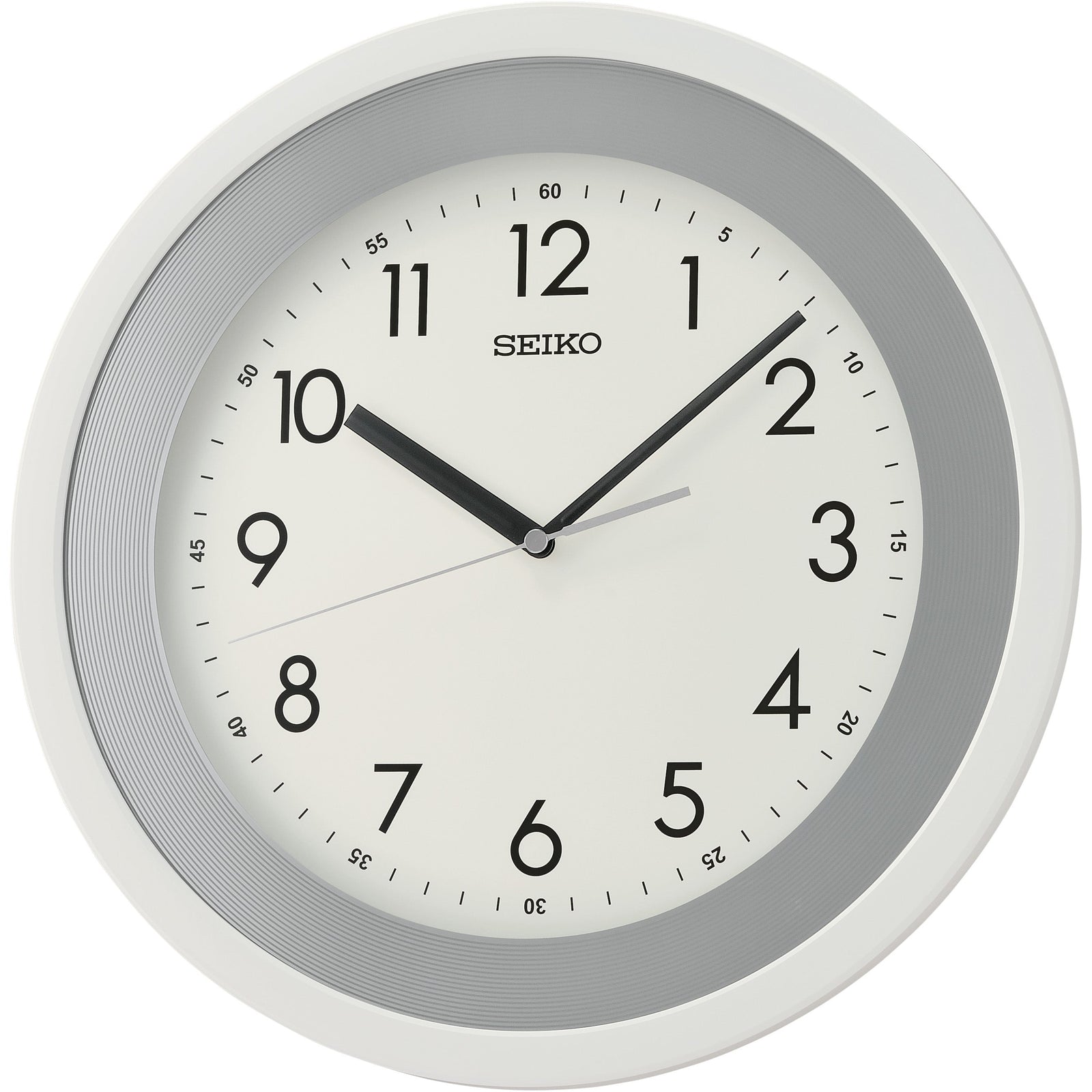 Seiko Hugo Wall Clock White 36cm QXA812-W 1