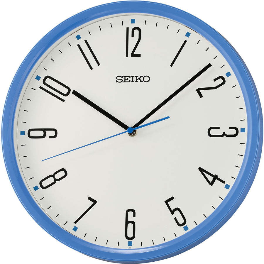 Seiko Lance Wall Clock Blue 31cm QHA011-L 1