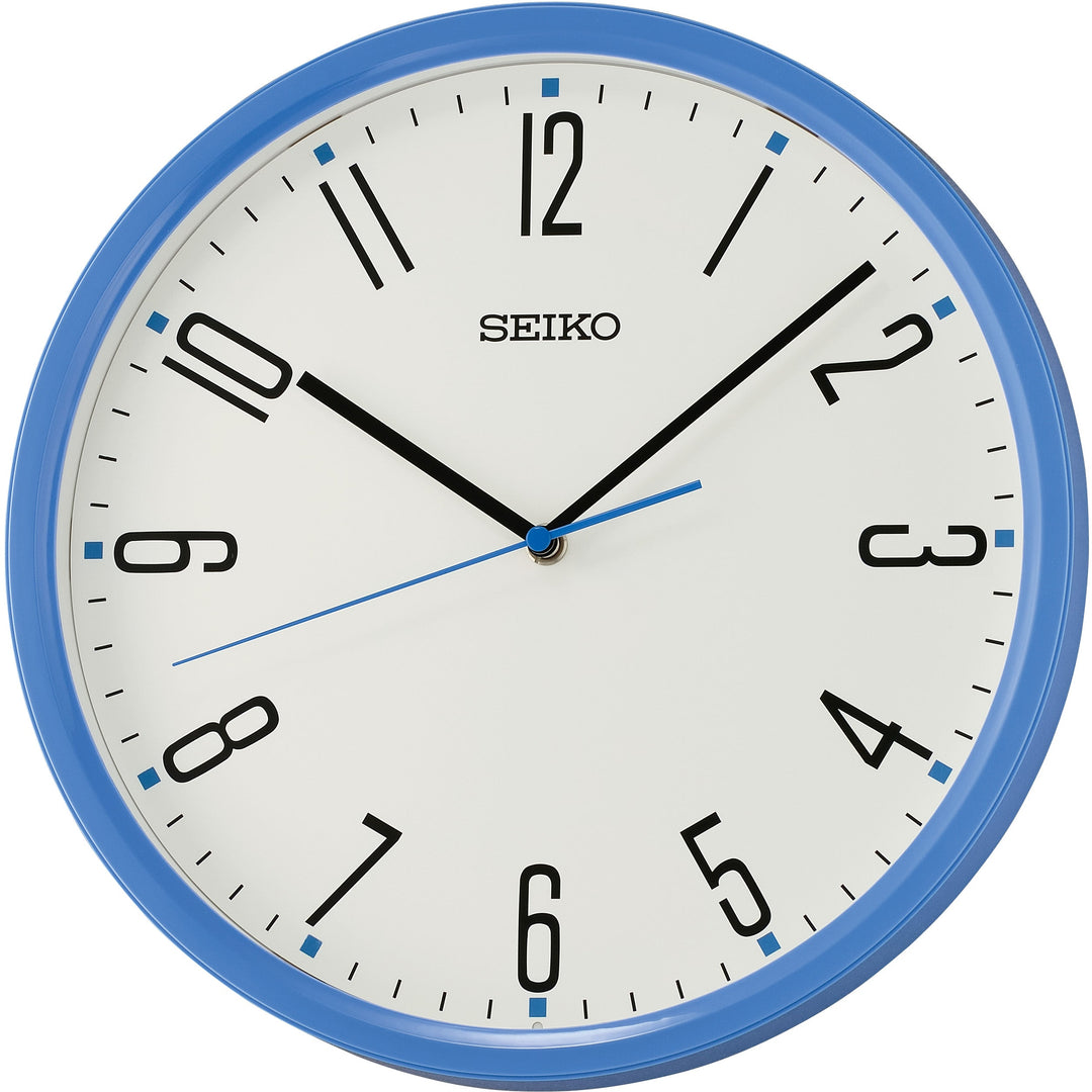 Seiko Lance Wall Clock Blue 31cm QHA011-L 1