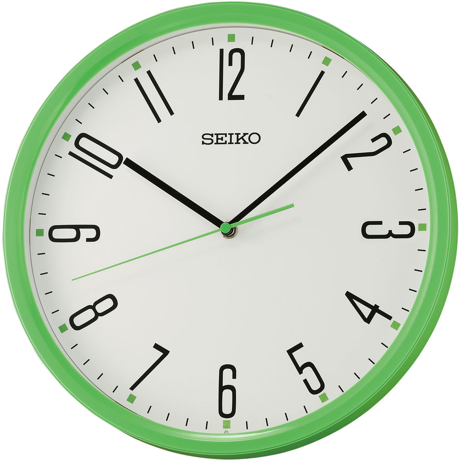 Seiko Lance Wall Clock Green 31cm QHA011-M 1