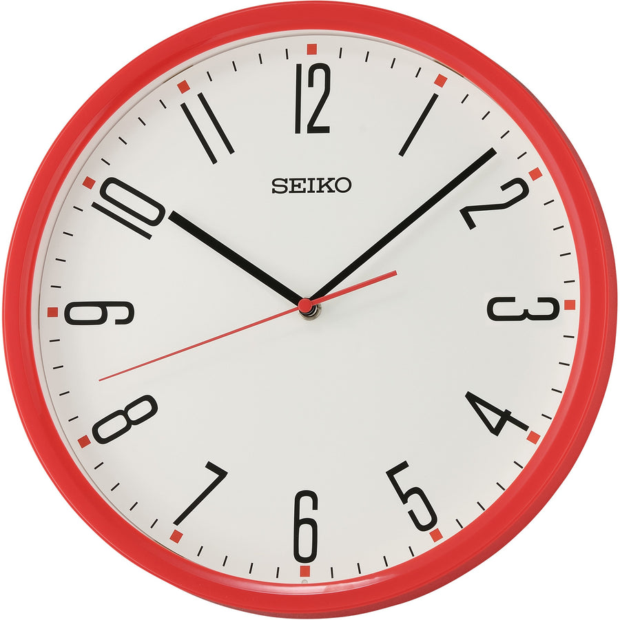 Seiko Lance Wall Clock Red 31cm QHA011-R 3