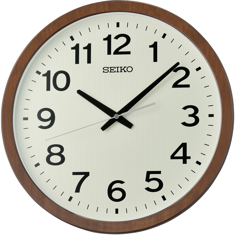 Seiko Luna Glow In The Dark Wall Clock Brown 40cm QXA799-B 1