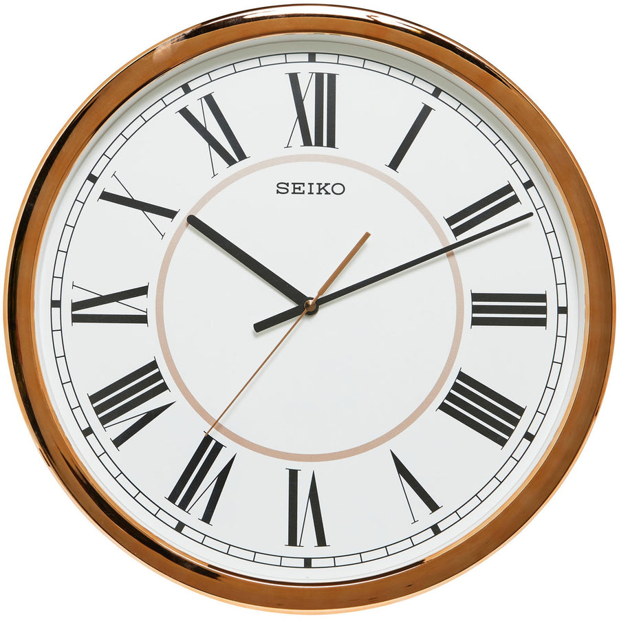 Seiko Maci Rose Gold Wall Clock 40cm QXA614-P 1