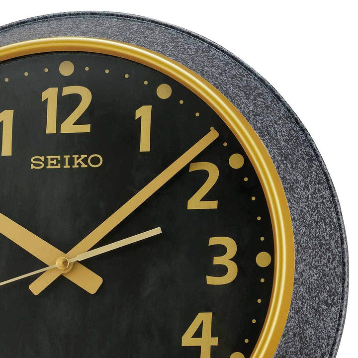 Seiko Mitchell Shiny Stone Pattern Wall Clock 34cm QXA770-K 2