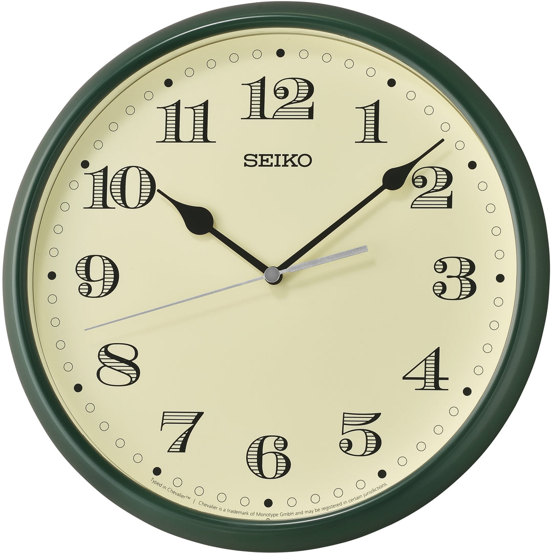 Seiko Nate Wall Clock Green 28cm QXA796-M 1