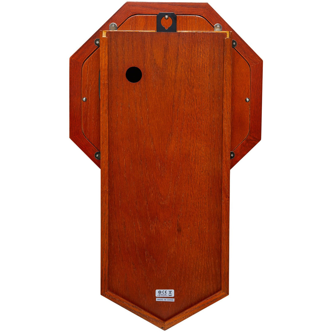 Seiko Raeburn Wooden Pendulum Chiming Wall Clock 54cm QXH110-B 3