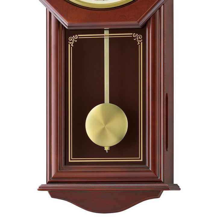 Seiko Reinold Wooden Pendulum Chiming Wall Clock 60cm QXH076-B 3