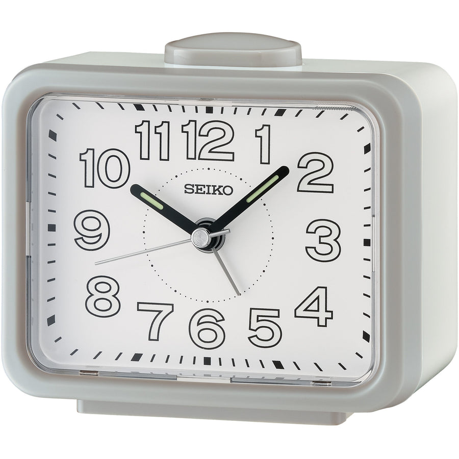 Seiko Sadie Bedside Alarm Clock Grey 11cm QHK061-N 1
