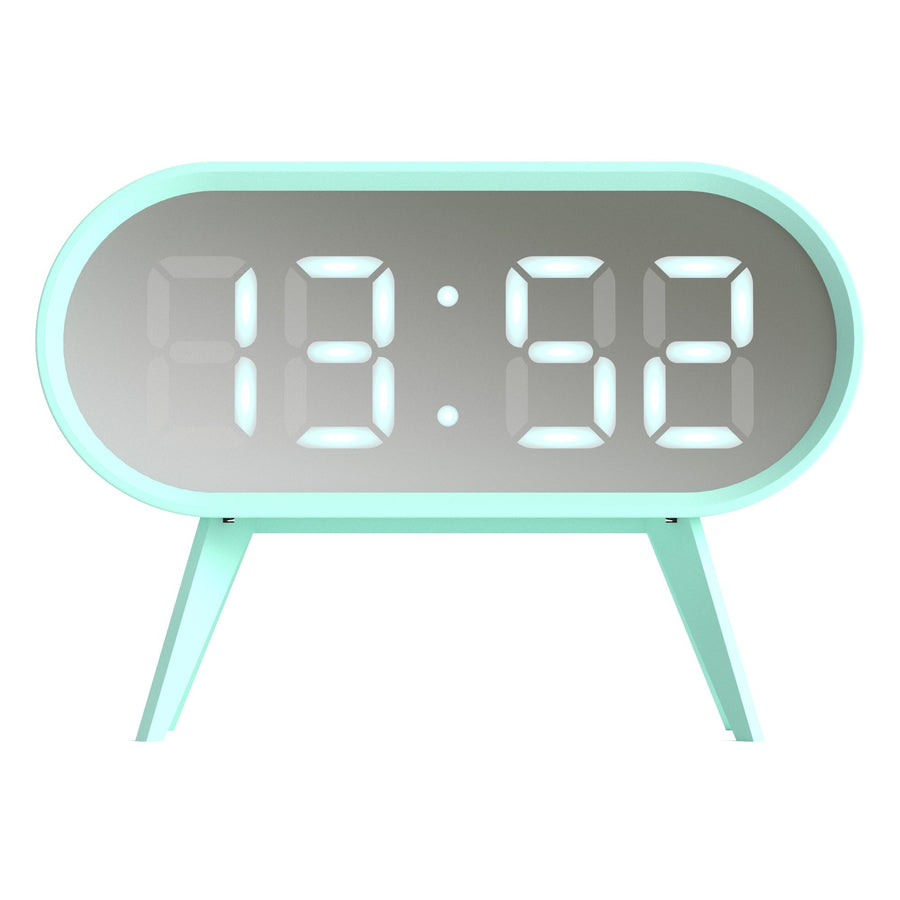 Space Hotel Cyborg Digital LED Alarm Clock Blue 14cm NGSH-CYBO-S1-BL 1