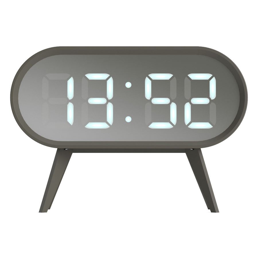 Space Hotel Cyborg Digital LED Alarm Clock Grey 14cm NGSH-CYBO-S1-GY 1