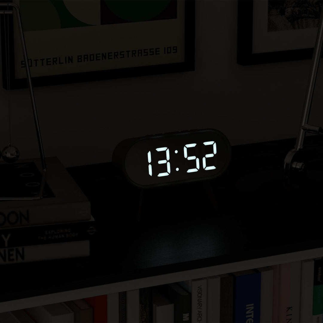 Space Hotel Cyborg Digital LED Alarm Clock Grey 14cm NGSH-CYBO-S1-GY 10