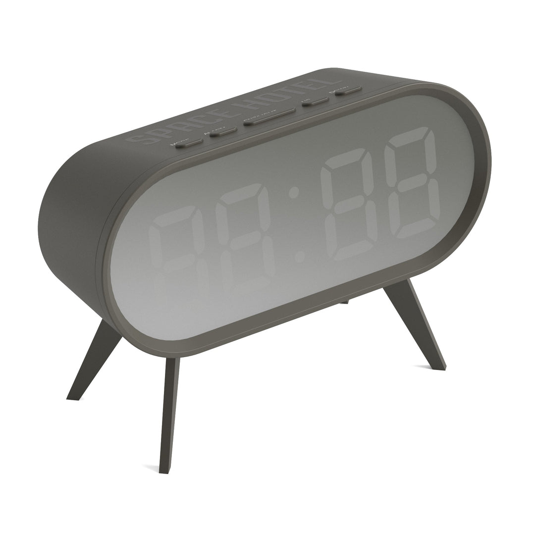 Space Hotel Cyborg Digital LED Alarm Clock Grey 14cm NGSH-CYBO-S1-GY 5