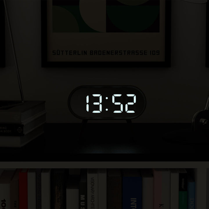 Space Hotel Cyborg Digital LED Alarm Clock Grey 14cm NGSH-CYBO-S1-GY 8