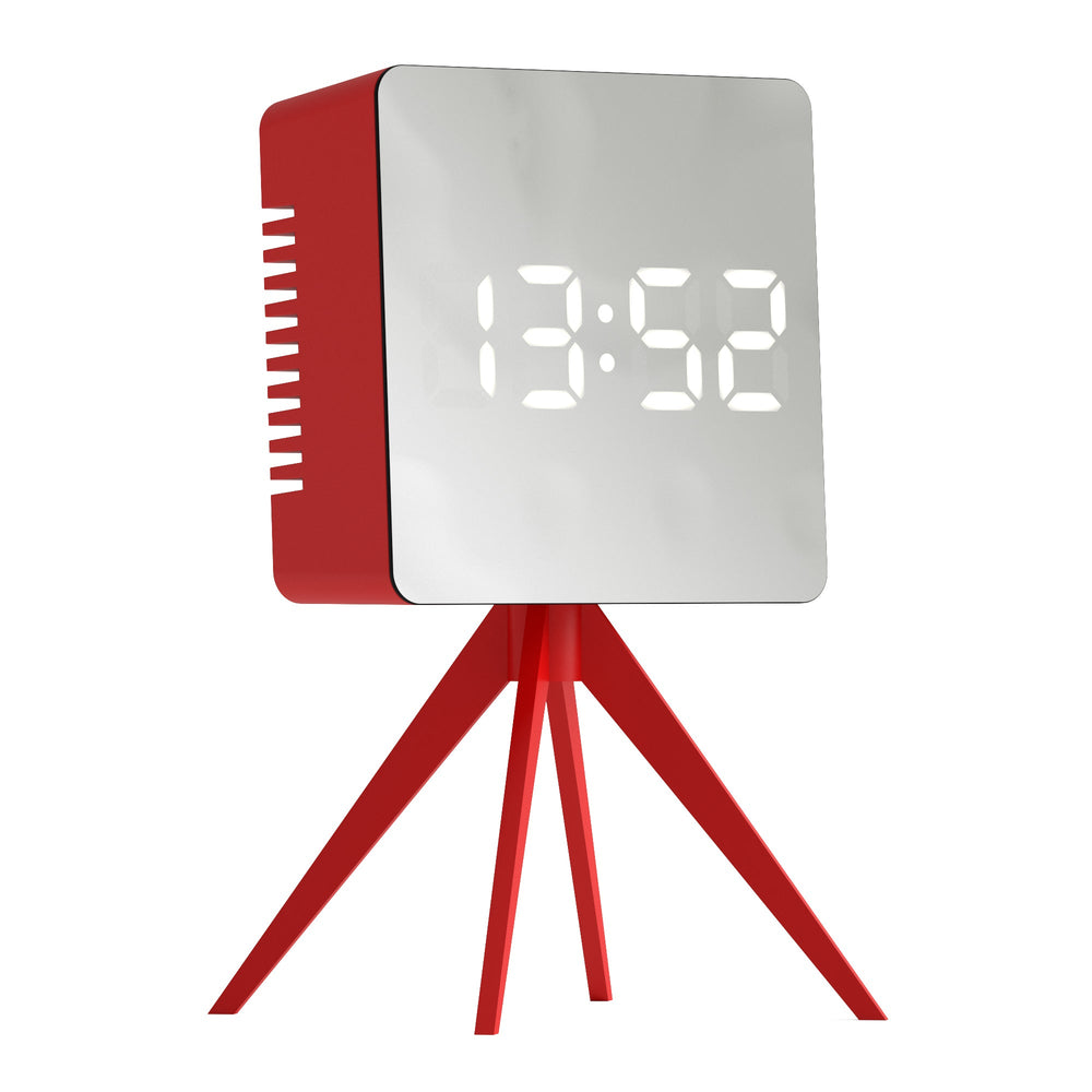 Space Hotel Droid Digital LED Alarm Clock Red and Silver 15cm NGSH-DROI-S1-FER 2
