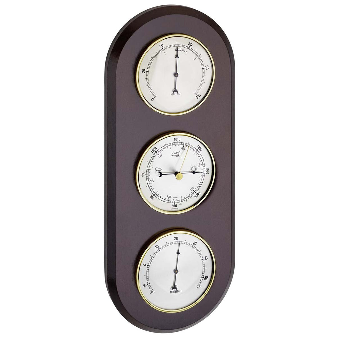 TFA Domatic Weather Station, Walnut Brown, 38cm