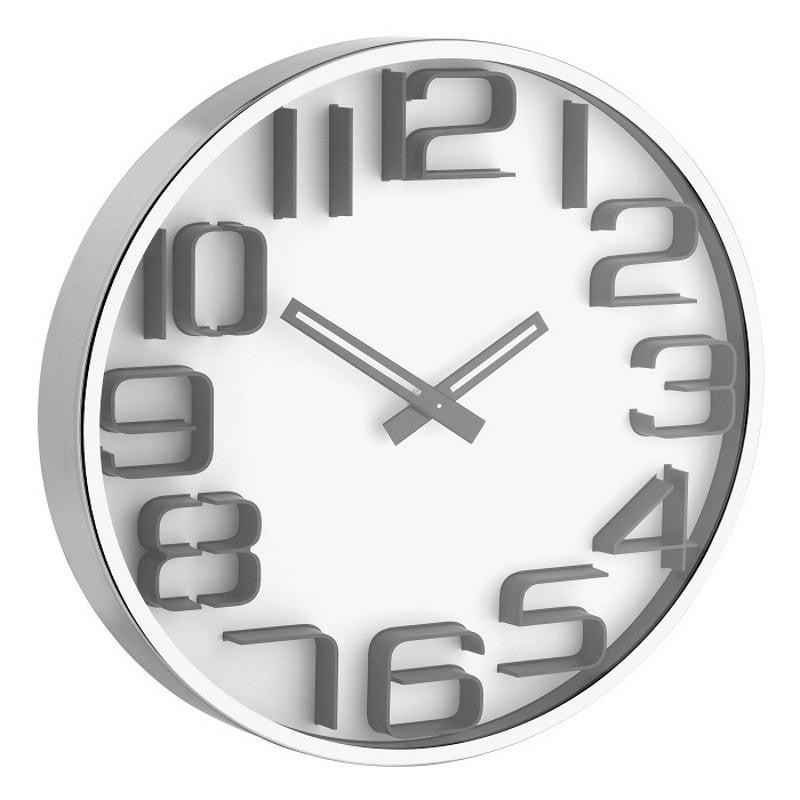 TFA 3D Effect Wall Clock White 30cm 60.3016.02
