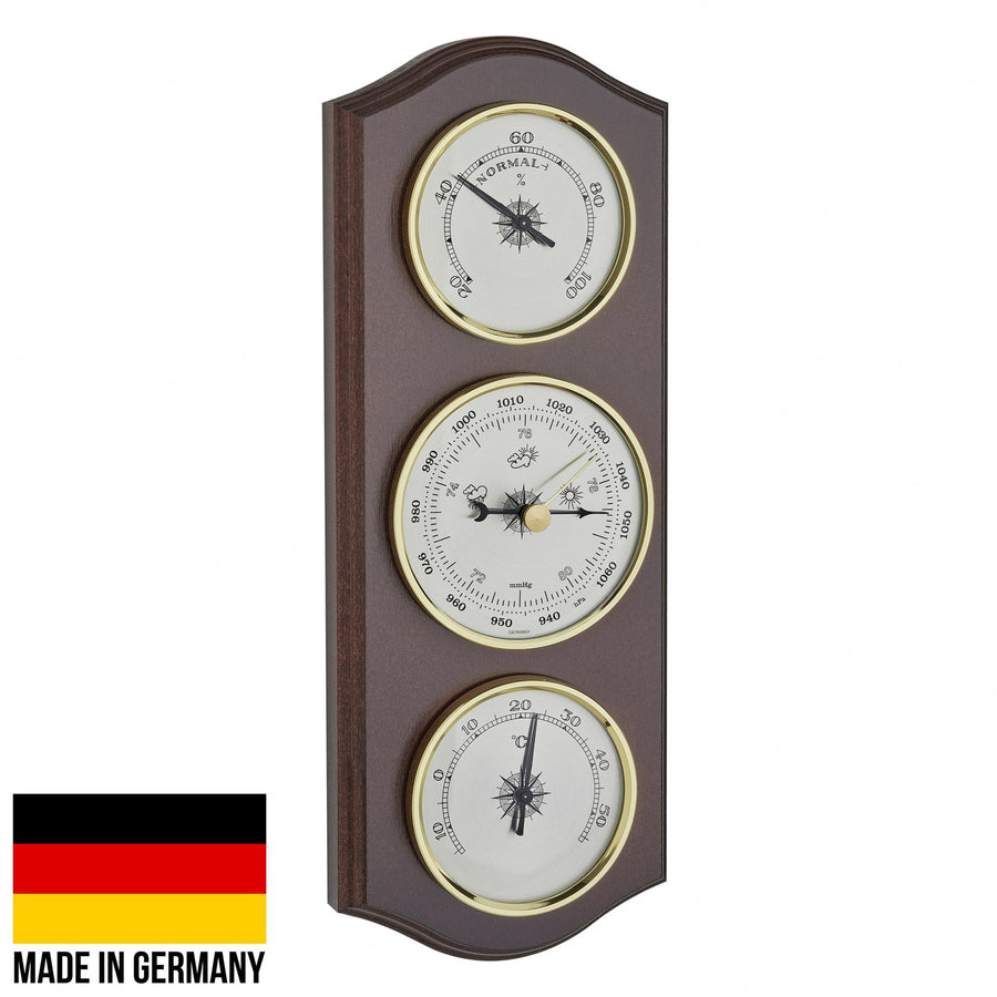 Products TFA Curved Weather Station Walnut Brown 20.1000.03 1