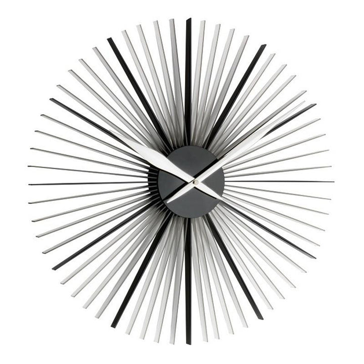TFA Daisy Wall Clock Transparent Black 50cm 60.3023.01