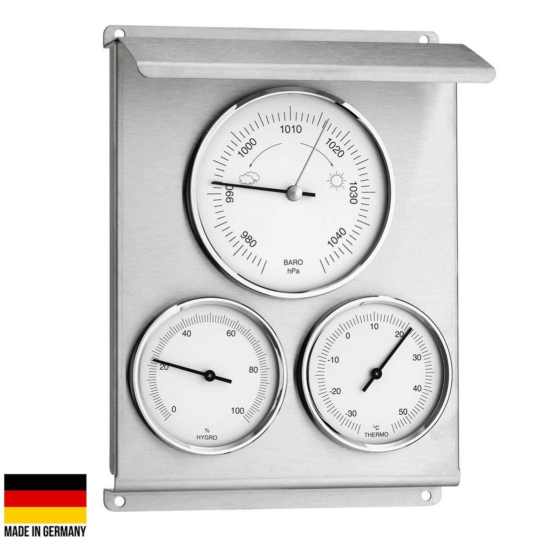 TFA Domatic Metal Outdoor Weather Station 22cm 20.2010.60 Front
