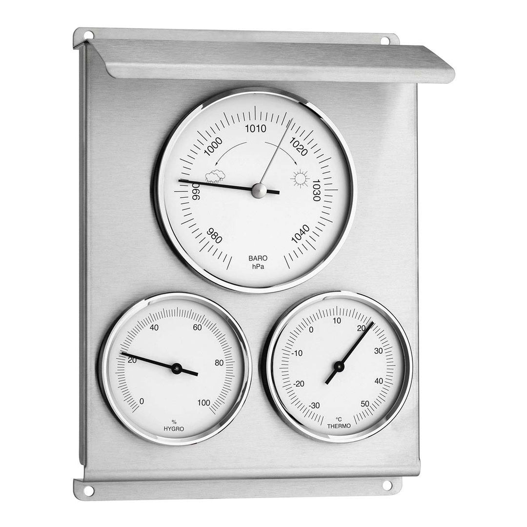 TFA Domatic Metal Outdoor Weather Station, 22cm