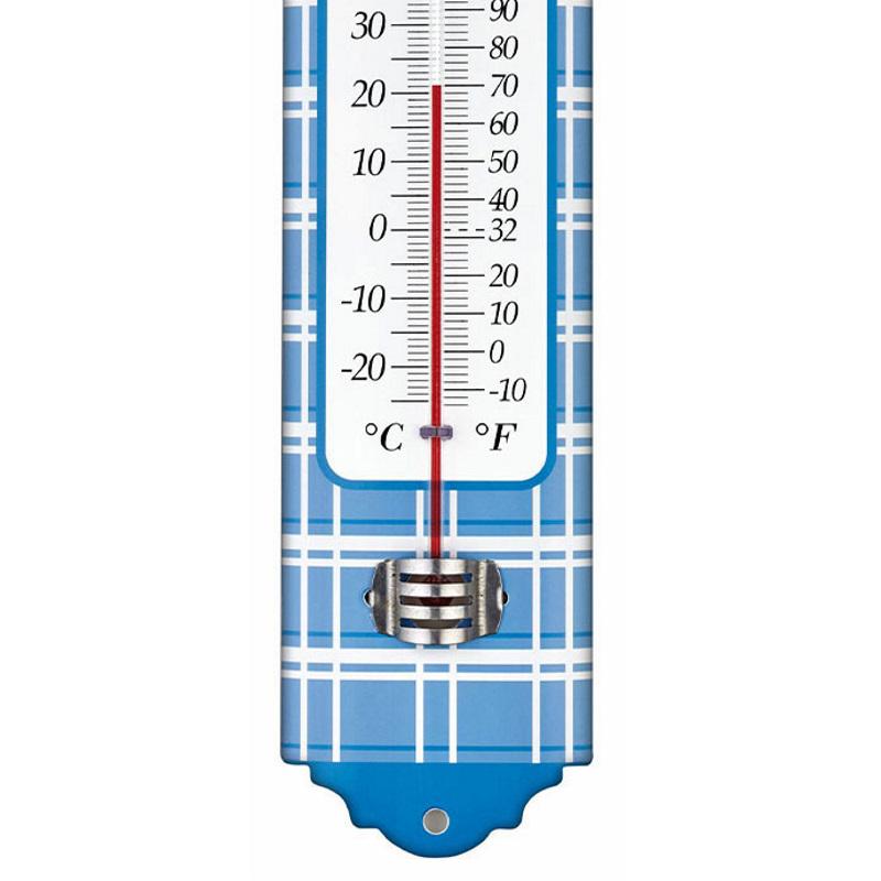 TFA Germany Alpine Indoor Outdoor Metal Thermometer Blue Gentian 30cm 12.2052.06 3