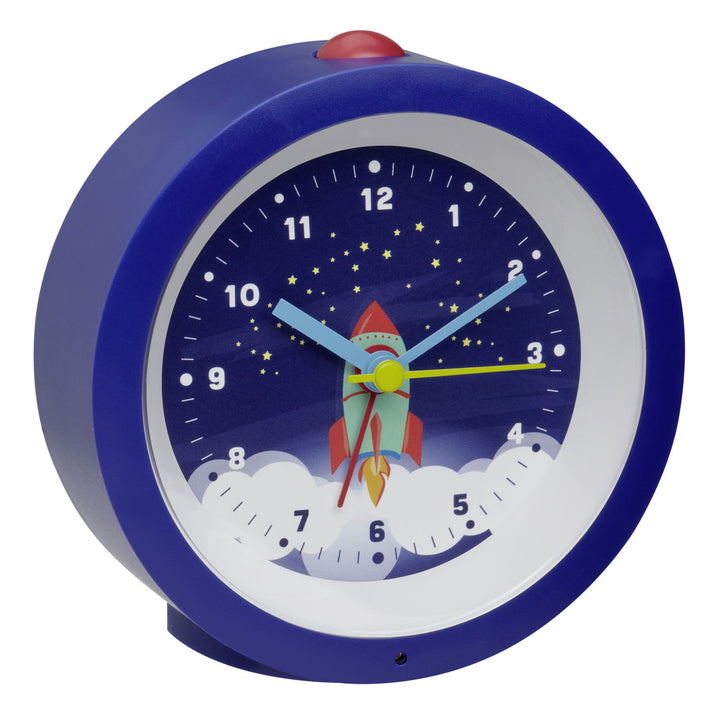 TFA Germany Children Alarm Clock Rocket Blue 11cm 60.1033.06 1