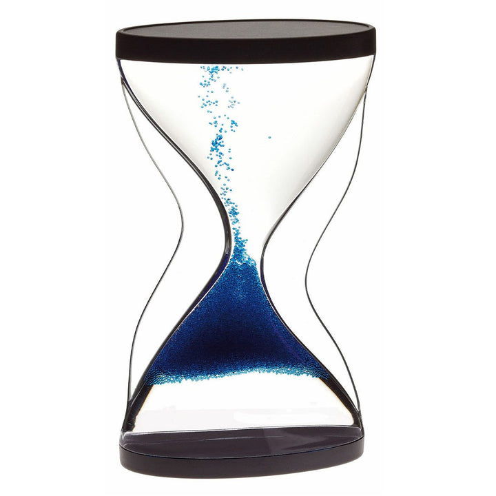 TFA Germany Contra Reverse Flowing Hourglass Black Blue 12cm 18.6008.06 1