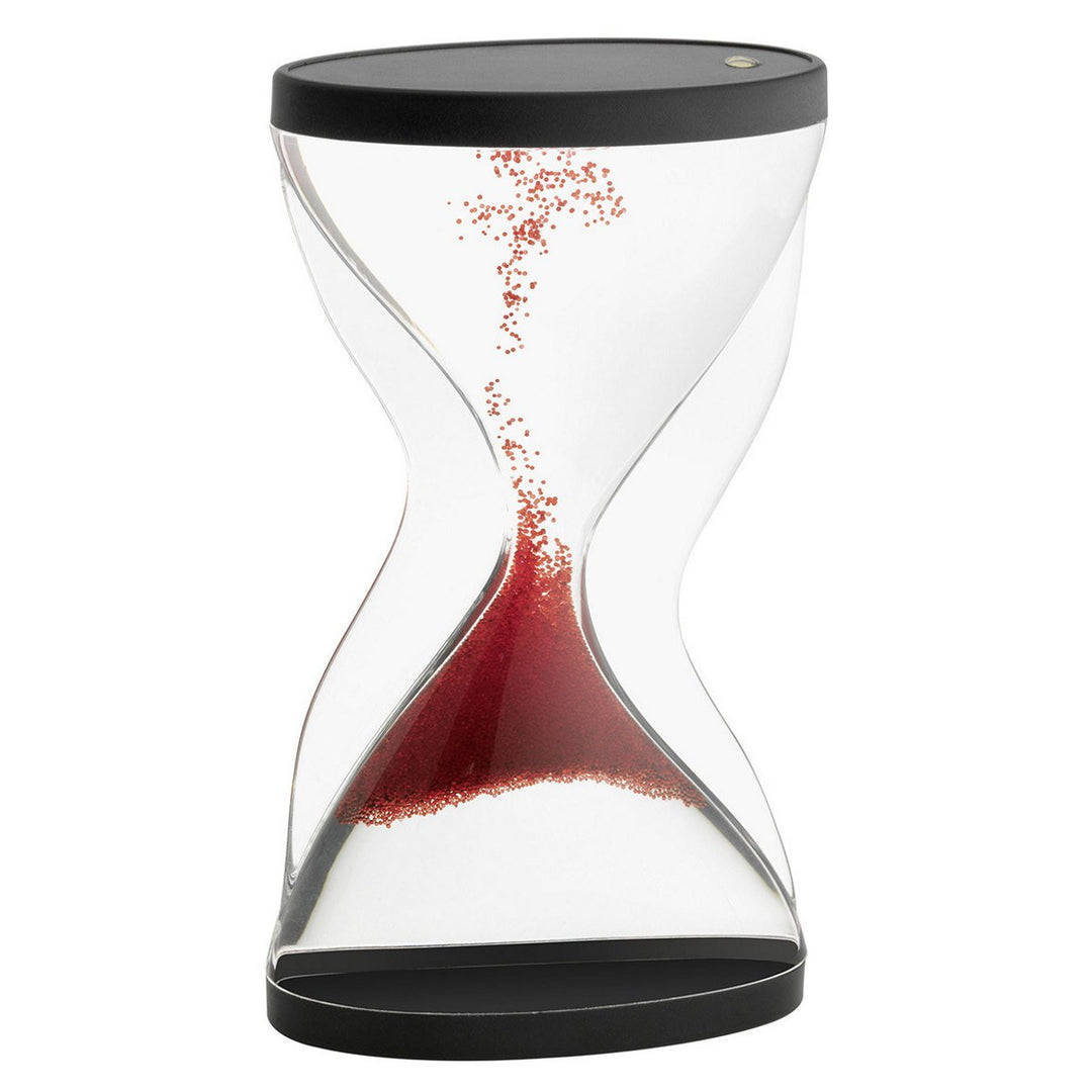 TFA Germany Contra Reverse Flowing Hourglass Black Red 12cm 18.6004.05 1