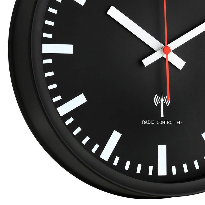 TFA Germany Danny Analogue Wall Clock Black 25cm 60.3513 3