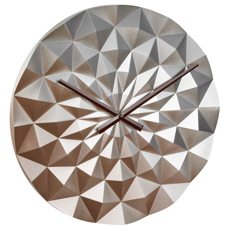 TFA Germany Diamond Gradient Wall Clock Metallic Rose Gold 40cm 60.3063.51 1