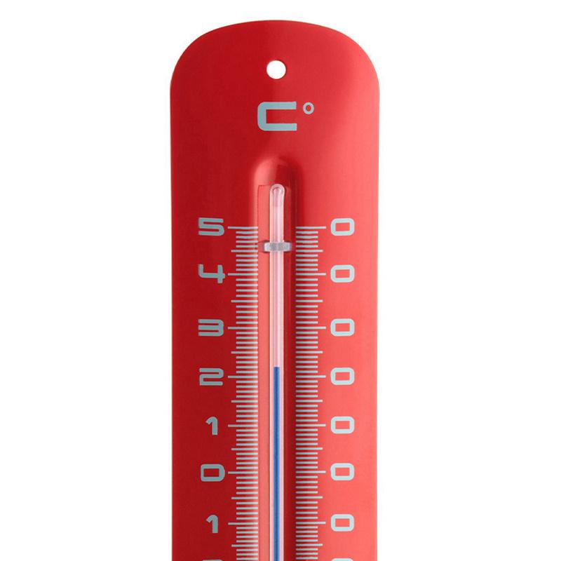 TFA Germany Grant Indoor Outdoor Metal Thermometer Red 20cm 12.2051.05 2