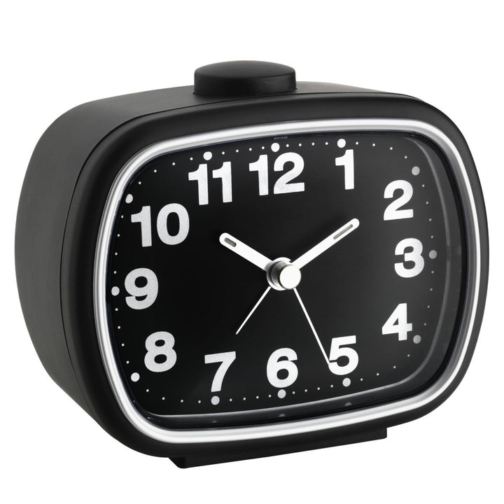 TFA Germany Herbert Retro Alarm Clock Black 11cm 60.1017.01 6