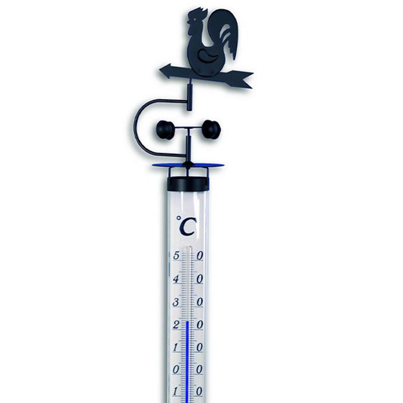 TFA Germany Jumbo Analogue Outdoor Garden Spike Thermometer Wind Wheel 138cm 12.2035 2