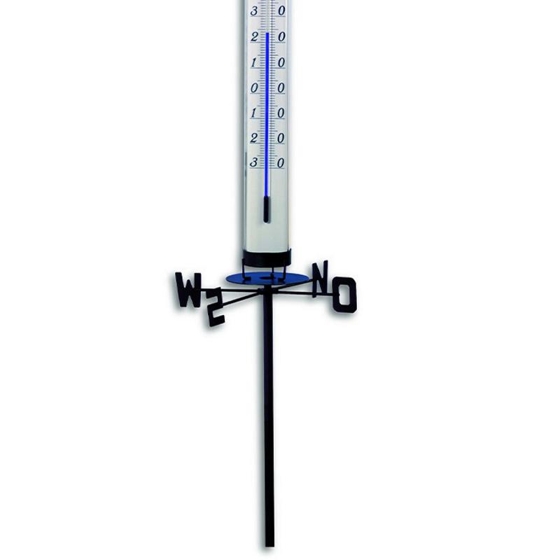 TFA Germany Jumbo Analogue Outdoor Garden Spike Thermometer Wind Wheel 138cm 12.2035 3