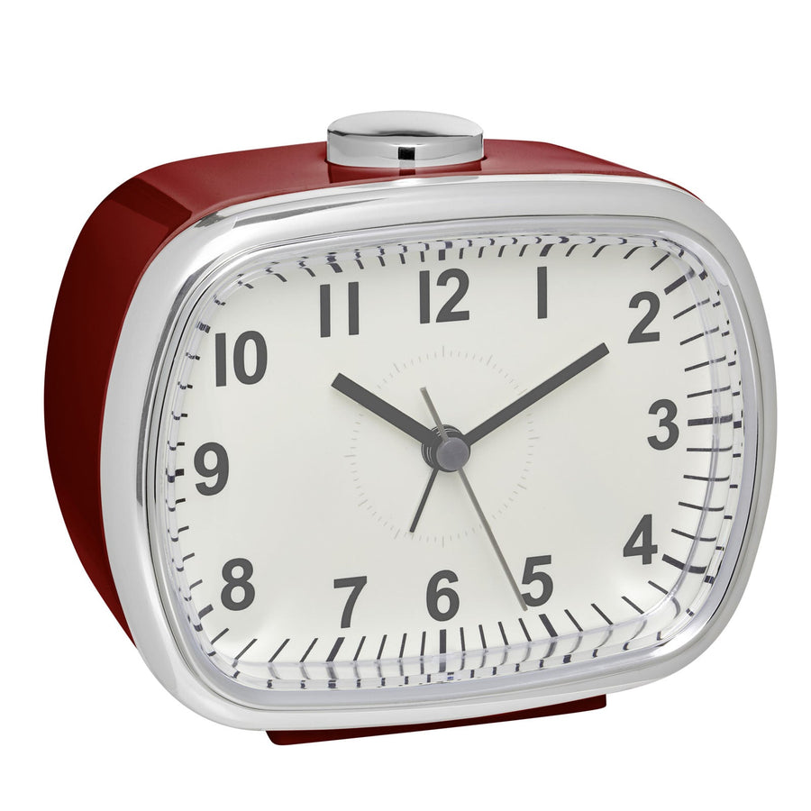 TFA Germany Lara Retro Alarm Clock Red 11cm 60.1032.05 1