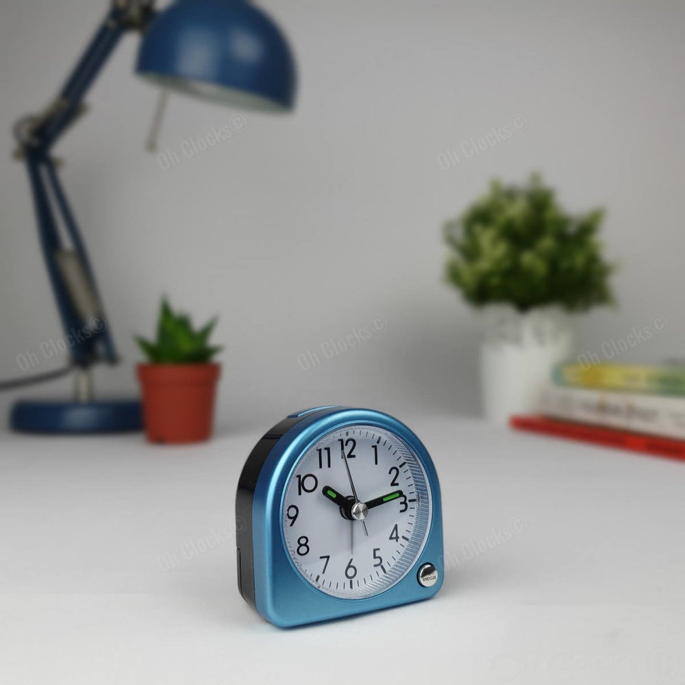 TFA Germany Lily Mini Alarm Clock Blue 7cm 60.1020.06 1