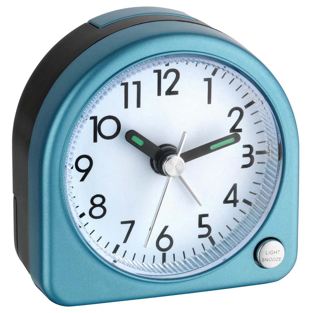 TFA Germany Lily Mini Alarm Clock Blue 7cm 60.1020.06 7