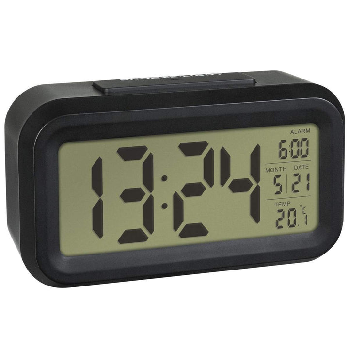 TFA Germany Lumio DIgital Alarm Clock Black  14cm 60.2018.01 1