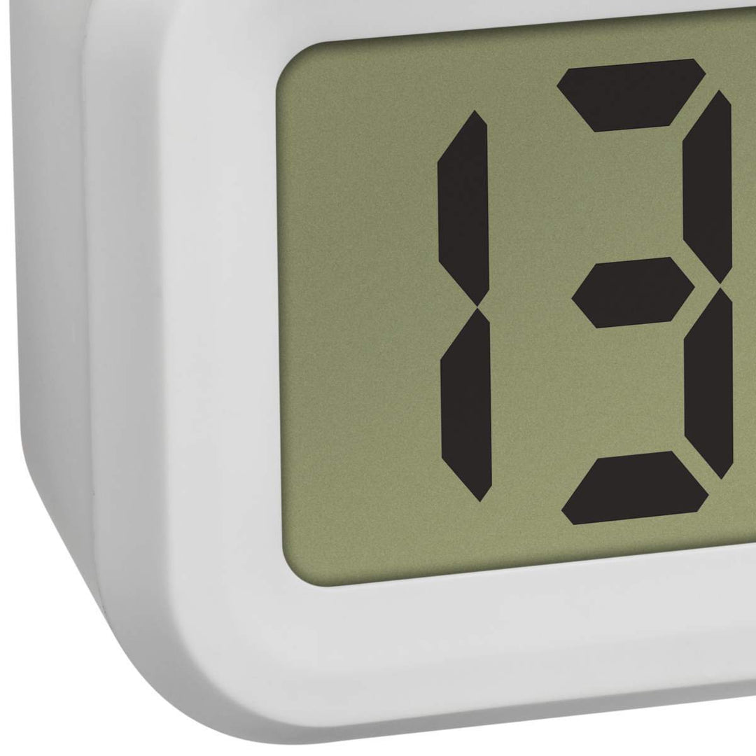 TFA Germany Lumio DIgital Alarm Clock White 14cm 60.2018.02 3